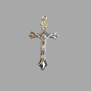 100/Pcs Pkg. 42x24mm Approx Size Cross Pendants Charms Locket for Jewelry making