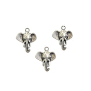 300/Pcs BULK Pack antique Elephant Charms, Tibetan Elephant pendants in size about 22x25 MM