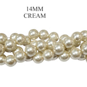 10 Strands/Lines Glass Pearl Round Bead Strands High quality triple quoted , approx 60 Pcs, Strands line approx 32 Inches