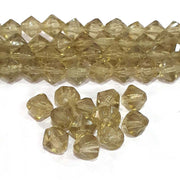5 Strands 9mm Crystal Glass beads, length 16 inches (2)