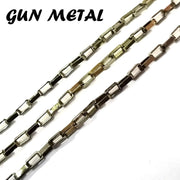 4x2-mm-gun-metal-metal-plated-chains-sold-by-1 kg Pack