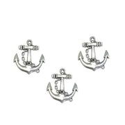 100/Pcs Pkg. Anchor Jewelry Making Charms in Size about 27x31 Millimetre