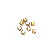 1 Kilogram 3x4mm, Solid Brass Metal Beads Sold Per Kilogram Pack, 5550 Pcs in a Kilogram