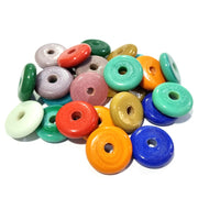 1 Kilogram Mix Disc Size about 30mm Glass beads for jewelry making