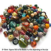 Per Kilo Small Mix 8~16mm India Glass Beads Vintage Glass Mix Beads for Jewelry making