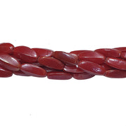 1 Kilos 10x22mm Flat Oblong AB Finish Solid Opaque Color Glass Beads
