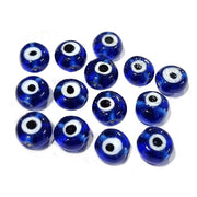 100/Pcs Pkg. Handmade Blue evil eye Nazar beads Bulk Lot wholesale