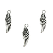 100/pcs pkg. Angel Wing Jewelry making Charms Pendants Size about 10x32 millimetre