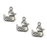 Duck Charms Pendants for Necklace,bracelets, earrings, anklets making, Sold Per Pkg of 100 Pcs Size Approximately 20x16 millimeter