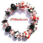 5 Set Wholesale, Lampwork Bead Set Lampwork Glass Beads Artisan bead set for earring and bracelets