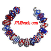 5 Set Wholesale, Lampwork Bead Set Lampwork Glass Beads Artisan bead set for earring and bracelets
