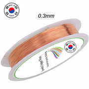5/Spool Pkg. Resistant Strong Line Copper Beading Wire For Jewelry Making Finding