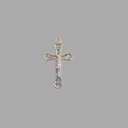 100/Pcs Pkg. 33x20mm Approx Size Cross Pendants Charms Locket for Jewelry making