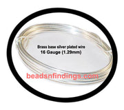 500/Gram in Coil Pack, Jewelry Making Brass Wire with Silver quoting