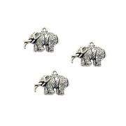 200/Pcs BULK Pack antique Elephant Charms, Tibetan Elephant pendants in size about 21x28 MM