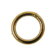 8mm Split Ring (close mouth) jewelry findings, Gold antique plated Priced Per50/Gram Pkg., Approx pcs in a Kilo 4000 Pcs