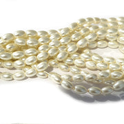 10 Strands/Lines Glass Pearl Round Bead Strands High quality triple quoted , approx 114 Pcs, Strands line approx 32 Inches