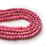 Round Shape 6mm Size 1mm Hole Size 10 Strands (each 16" strand)  10 Strands Package Colorful Glass Beads for Jewelry Making