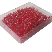 Original Pack 500 Gram, Red Color Preciosa Czech Glass Seed Beads, 50 Grams Pack 6/0 Size about 4mm seed beads for jewellery making, glass seed beads for jewellery making