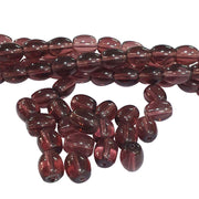 5/Strands/Line pkg. 8x10mm Crystal Glass beads, priced per strand  strand length 16 inches