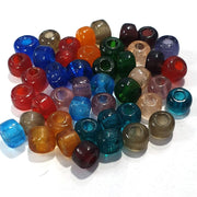 1 Kilogram/Pkg. Mix Color 8~9mm Pony Glass beads handmade Hole about 3.5mm~4mm (Big Hole) Approx 1400 Beads in a Kilo