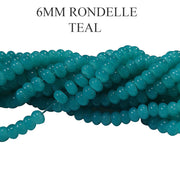10 Strands/Lines 6mm Rondelled Imitation Jade Glass Beads Strands, Hole: 1.3~1.6mm, about 300pcs beads/ 10 Strands pack, 31.4inches, No return or exchange due to spray painted beads