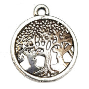 100/Pcs Pkg. Tree of Life Charms for Jewelry Making Size About 15mm