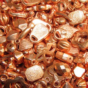 1000 Pcs Copper Mix shape Acrylic CCB Beads for jewelry making, Random mix