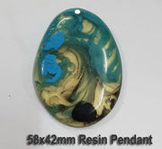 10 Pieces Resin Pendant